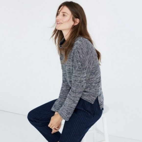 Madewell Sweaters - Madewell Marled Mockneck Pullover Sweater
